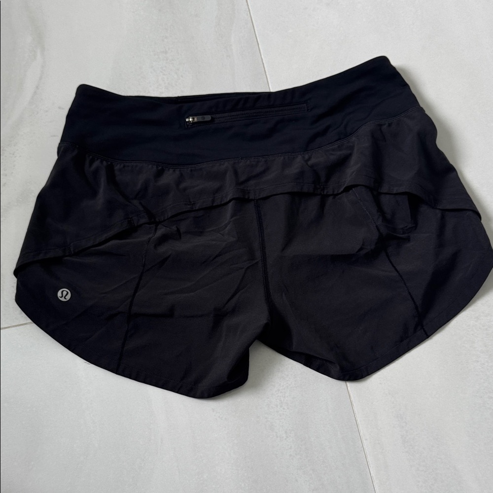 lululemon athletica Women's Midnight Black Athletic Shorts